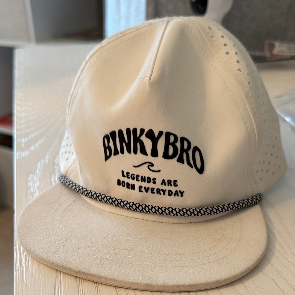 BinkyBro White Water Resistant Hat